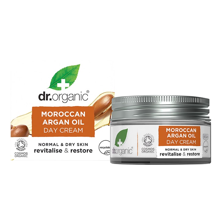 Dr Organic Κρέμα Ημέρας με Βιολογικό Έλαιο Argan 50ml